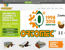 Tablet Screenshot of ortomec.com